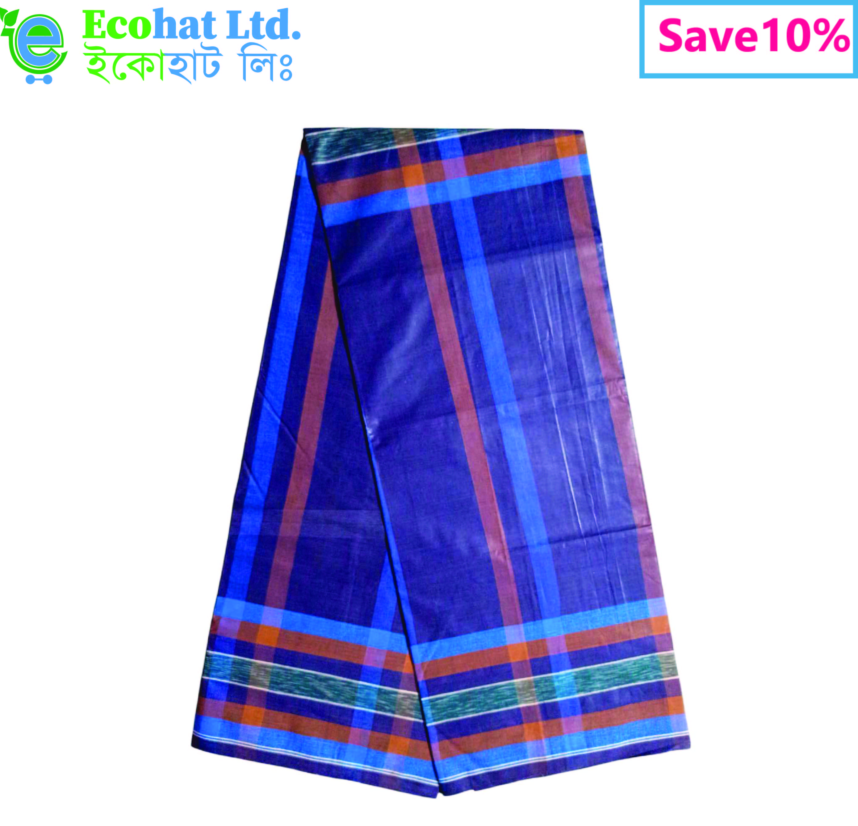 100% cotton Lungi for Men Stripe Cord No-2009
